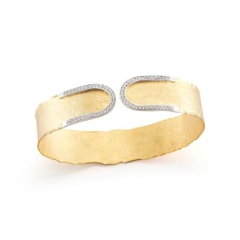 14K Gold 0.40 ct. tw. Diamond Cuff Bracelet