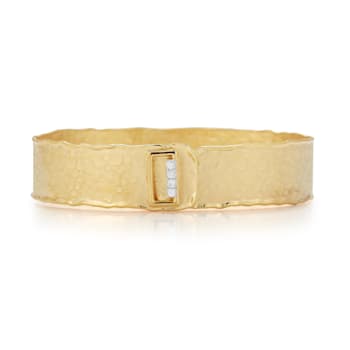 14K Gold 0.16 ct. tw. Diamond Cuff Bracelet