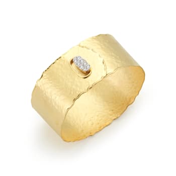 14K Gold 0.44 ct. tw. Diamond Cuff Bracelet