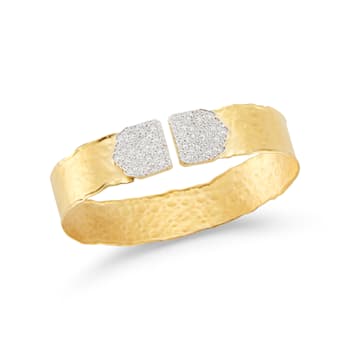 14K Gold 1.54 ct. tw. Diamond Cuff Bracelet