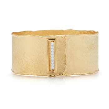 14K Gold 0.36 ct. tw. Diamond Cuff Bracelet