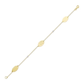 14K Gold 0.03 ct. tw. Diamond Bracelet