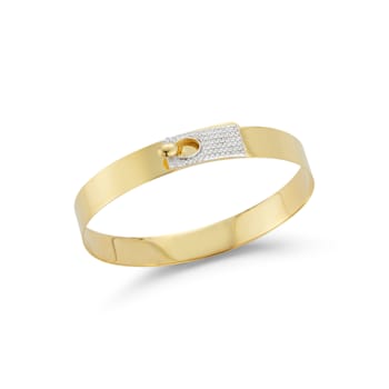 14K Gold 0.42 ct. tw. Diamond Cuff