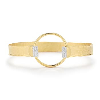 14K Gold 0.22 ct. tw. Diamond Bangle