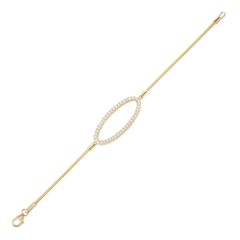 14K Gold 0.85 ct. tw. Diamond Bracelet