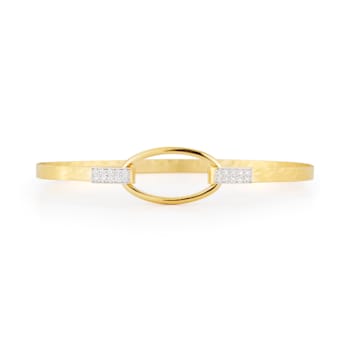 14K Gold 0.16 ct. tw. Diamond Bangle