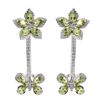 【STONEHENgE】Love Duet〜Silver Flower Earrings SA25B42T Amorcito Daisy Spinner Earring