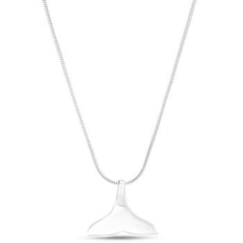 Larimar Tail Rhodium Over Sterling Silver Adjustable Necklace