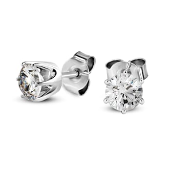 1.5 Ct 14K Gold IGI Certified Lab Grown Round Shape 6 Prong Diamond Stud
Earrings Friendly Diamonds