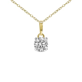 2 Ct 14K Gold IGI Certified Lab Grown Round Shape 4 Prong Diamond
Necklace Friendly Diamonds
