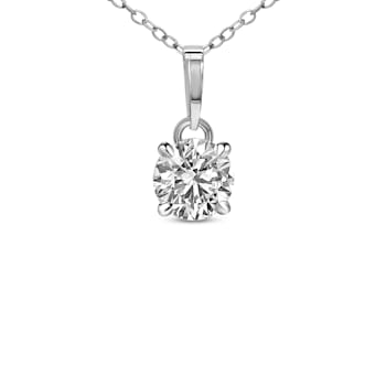 1.5 Ct 14K Rose Gold IGI Certified Lab Grown Round Shape 4 Prong Diamond
Necklace Friendly Diamonds