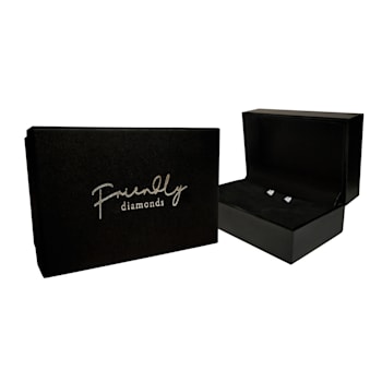 0.33 Ct 14K White Gold IGI Certified Lab Grown Solitaire Diamond Stud
Earrings Friendly Diamonds