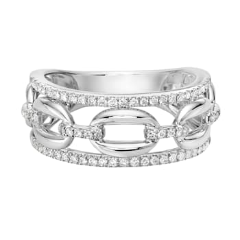 14K White Gold 0.36ct Diamond Ring