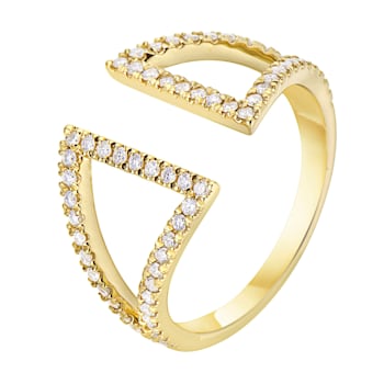 14K Yellow Gold 0.41ct Diamond Ring