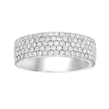 14K White Gold 0.92ct Diamond Ring