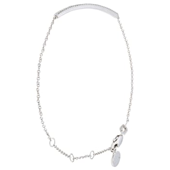 14K White Gold 0.15ctw Diamond Bracelet