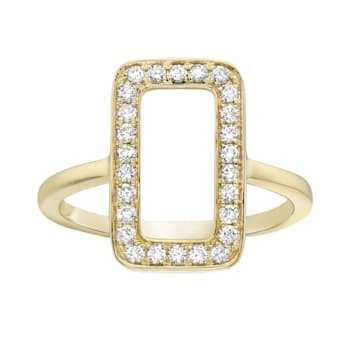 14K Yellow Gold 0.30ct Diamond Ring