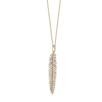 14KY 0.57ct Diamond Penant With Chain