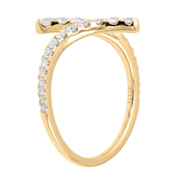 14K Yellow Gold 0.45ct Diamond Ring