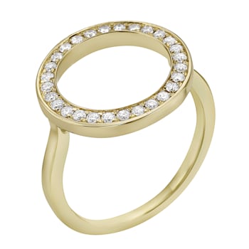 14K Yellow Gold 0.33ct Diamond Ring