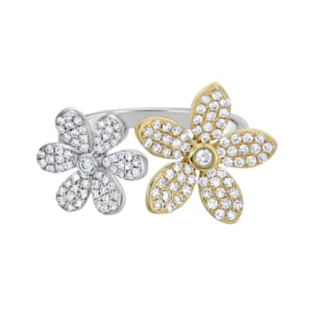14K White Gold 0.57ct Diamond Ring