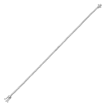 14K White Gold 1ctw Diamond Tennis Bracelet