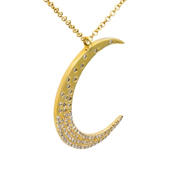 14KY 0.23ct Diamond Pendant With Chain