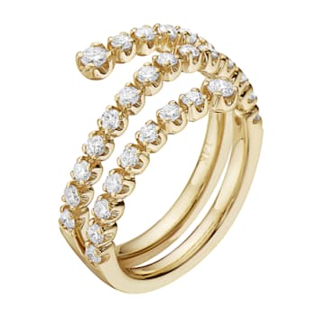 14K Yellow Gold 0.80ct Diamond Ring