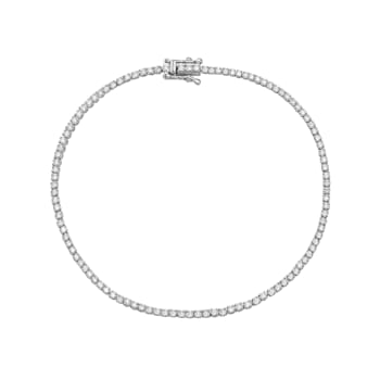 14K White Gold 1.22ctw Diamond Tennis Bracelet