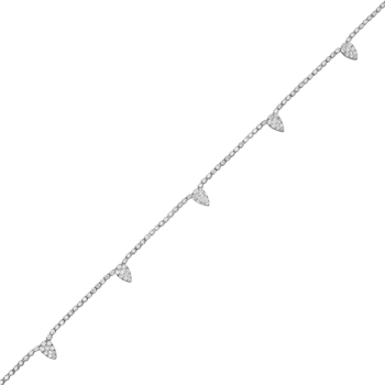 14KW 3.87ct Diamond Necklace