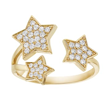 14K Yellow Gold 0.35ct Diamond Ring