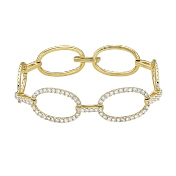 14K Yellow Gold 5.11ctw Diamond Bracelet