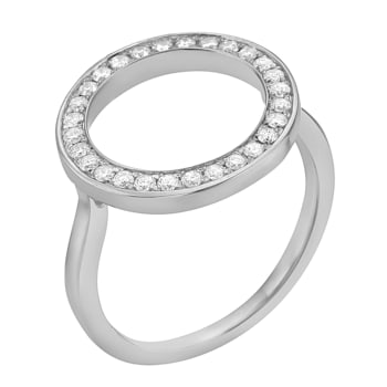 14K White Gold 0.33ct Diamond Ring