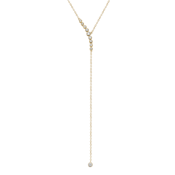 14KY 0.50ct Diamond Pendant With Chain