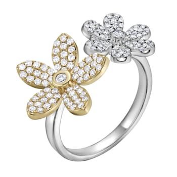 14K White Gold 0.57ct Diamond Ring