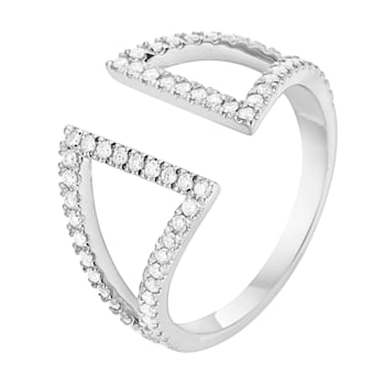 14K White Gold 0.41ct Diamond Ring