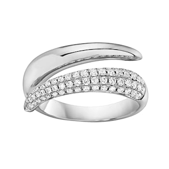 14K White Gold 0.42ct Diamond Ring