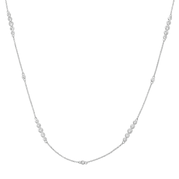14KW 1.26ct Diamond Necklace