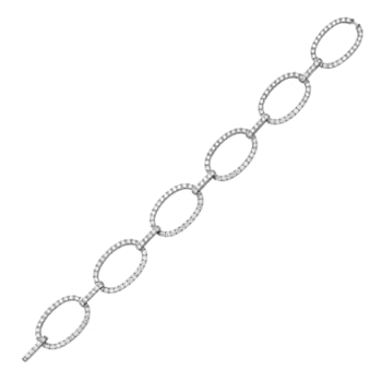 14K White Gold 5.11ctw Diamond Bracelet
