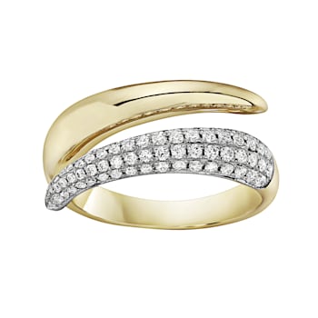 14K Yellow Gold 0.42ct Diamond Ring