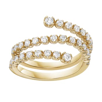 14K Yellow Gold 0.80ct Diamond Ring