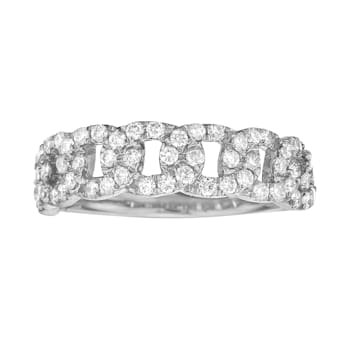 14K White Gold 0.55ct Diamond Ring