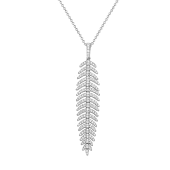 14KW 0.57ct Diamond Penant With Chain