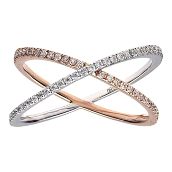 14K White Gold 0.24ct Diamond Ring