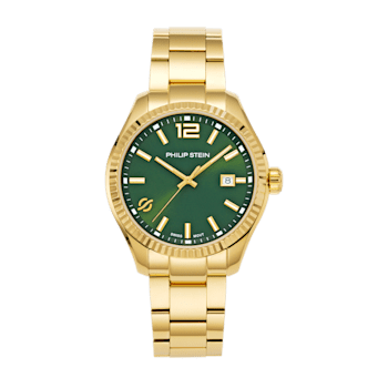 Philip Stein Traveler Swiss Ronda 515.24H 42mm Green Classic Watch