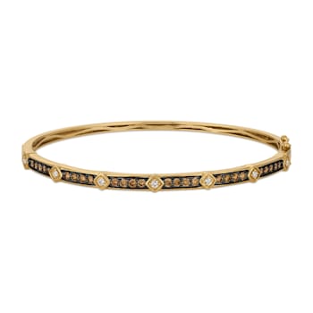 Le Vian Bangle with 3/4 cts. Chocolate Diamonds® , 1/8 cts. White
Diamonds in 14K Yellow Gold