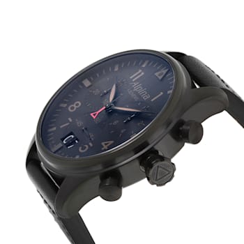 Alpina Startimer Pilot Black Dial Quartz Men's Watch.