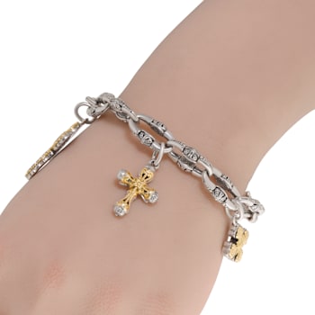 Konstantino 18K Yellow Gold and Sterling Silver Charm Bracelet