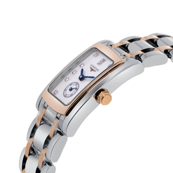 Longines Dolce Vita Stainless Steel And 18K Rose Gold Quartz Women's Watch
