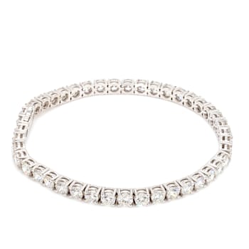 7.00 Ct. T.W. White Lab-Grown Diamond 14K White Gold Classic Tennis Bracelet